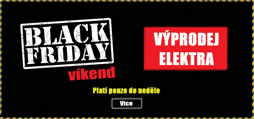 Black Friday výprodej elektra